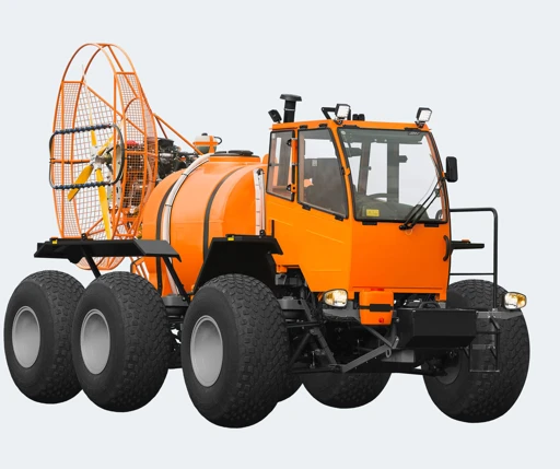 Self-Propelled Sprayer-Distributor TUMAN-2M with Interchangeable Equipment