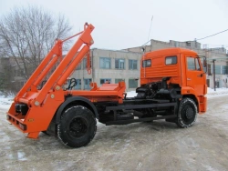 Container rubbish truck KO-450-09 (on the basis of KAMAZ chassis: 43253-G5; 43255-G5)