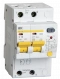 Differential circuit breaker AD12M 2P 10A 30mA IEK