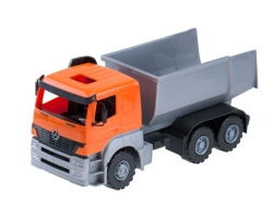 Mercedes "Axor" dump truck (3 axle 24,5 cm. Orange)