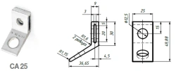 CA25 Subscriber anchor bracket