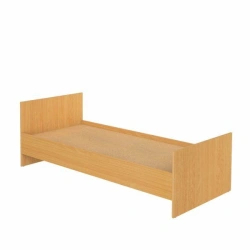 Single wooden chipboard bed L7.00.01