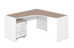 Corner table with supports 1250 right, item CLF119DX