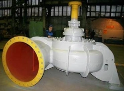 Vertical, single-stage, volute type centrifugal pump with single-entry impeller 1200V-6,3/63