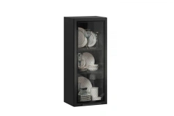 Gerda Anthracite LD.279460.000 Front door high 400 glass (Black )