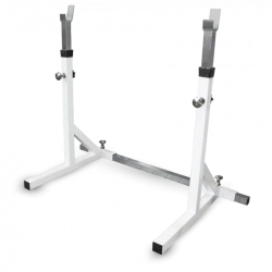 Rack with two barbell positions (plain, non-chromed)