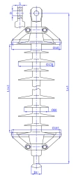 Insulator LK 160/110-3SP