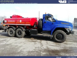 Fuel tanker (ATZ) 7074D1-61 on chassis Ural 4320-78(-80,-82)
