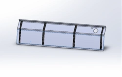 Ceiling panel L=2401 5299-403P-5702022-20