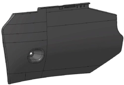 Air conditioning side cover assembly 1681935081