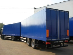 Two-axle commercial van trailer ZG-224ST
