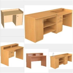 Wooden auditorium table for educational institutions