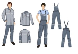 Women's sets for ITR (jacket-shirt, overalls) special for employees of the organisations of the system "Transneft" for protectio