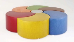 Pouffe-transformer "Flower" 7 modules, article no. 10306