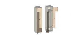 Wardrobe for changing rooms