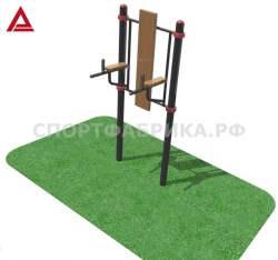 Complex for training the muscles of the upper shoulder girdle and abdominal abs.