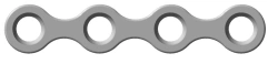 Reconstructive plate (mini) (length 24...89mm)