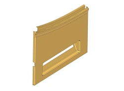 Lower outer door panel