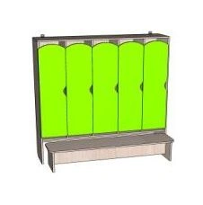 Cabinet with bench