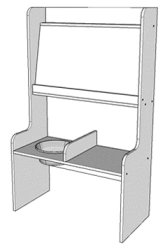 Wooden furniture for preschools: Educational and developmental module "Experiment"