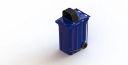 Mobile bin 360l Art.28.C29.H (20.806.60.PE; 21.055.60.PE.T)