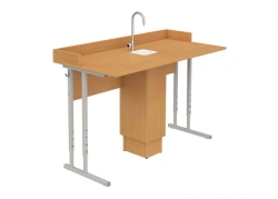 Pupils' laboratory table for chemistry classrooms