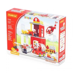 Maxi Constructor - "Fire Station" (64 pieces) (in a box), article 77516