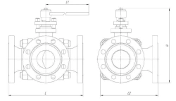Flanged ball valve ??? DN 32-700 PN 1,6-16 MPa