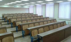 Monoblock with folding seats