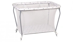 Polini kids Classic Star Playpen, white-grey, item 0002122-13