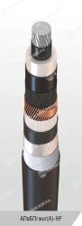 Power cable with aluminium conductors insulated with cross-linked polyethylene for voltage 6, 10, 15, 20, 35 kV of APvBPgzh grad