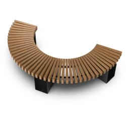 Backless bench "Zigzag" article number A1018