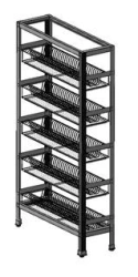 Racks for storage and drying of tableware, type : SST.
