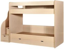 Double-deck bed with ladder of "Edelwood" trade mark
