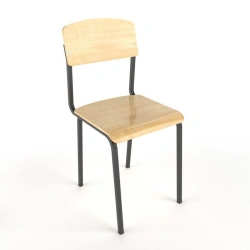 Pupil's chair on 4 legs