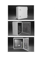 Thermal cabinet with mounting panel TSH series
