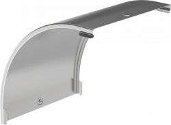 CPV41D-0-90-90-200-08 Smooth turn cover. 90° type B20 ESCA 200mm IEK