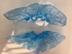 Medical non-sterile shoe covers "EXTRA+", colour blue, 500 pairs, in Euroblocks according to TU 32.50.50-001-45266304-2022