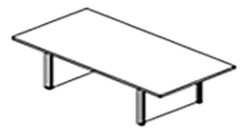 Conference table 17 701 Series "STEEL EVO"