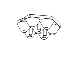 Lens for LED luminaires AMT-VE-35x35x35-3535-12