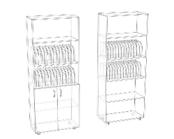 Cupboard for teaching aids