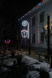 LED console (LED panel) "Magic Chest" - decorative street lamp on the brackets (modifications 220V, 220V).