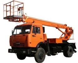 Vehicles of modification 4388B1 - platform with hydraulic lift on the basis of KAMAZ chassis, type 43253, modifications 43253