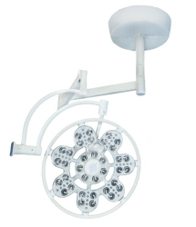 Surgical ceiling luminaire with emergency power supply adjustable single unit "EMALED 500"