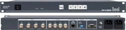 SW-414HDAE - 4 in 1 switcher for HD/SD-SDI and DVB-ASI signals. 4 master outputs, relay bypass, remote control via Etherne