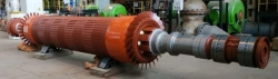 Rotor of turbogenerator TVF-120-2
