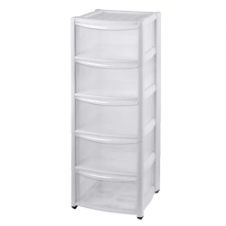 4312429; Dresser on wheels "AMADEO" 5 drawers (beige)