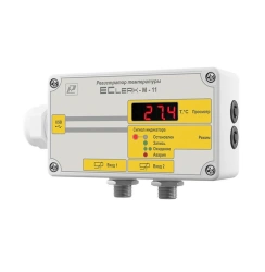 Standalone temperature recorder meter EClerk-M-11-2Pt-G3-HP