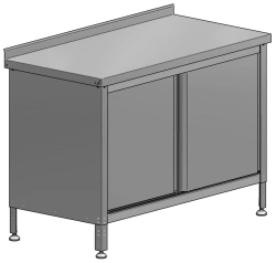 Compartment table with side STK-1