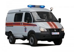 Medium type emergency rescue vehicle (ACM-ST) type N1GSB, modification N1SBAS based on GAZ 27527 vehicle with petrol engine